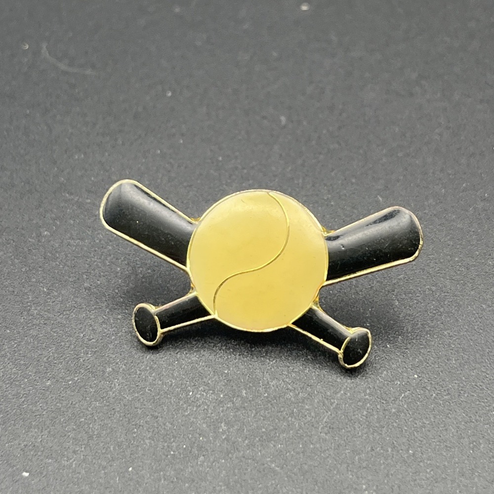 Baseball Crossed Bats Ball Sports Game Lapel Hat Pin